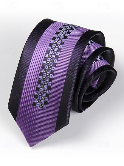Narrow - 6cm Tie Pattern Positioning Stripe Men's