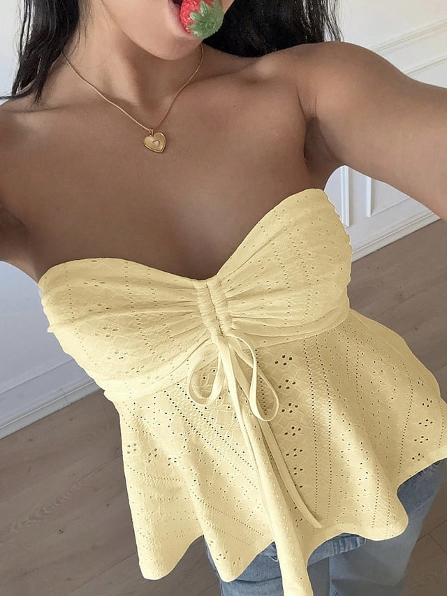 Women's Camisole Tank Top Solid Color Elegant Daily Stylish