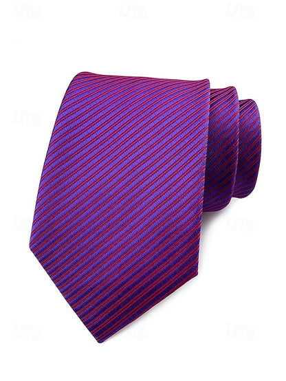 satin Men's tie striped