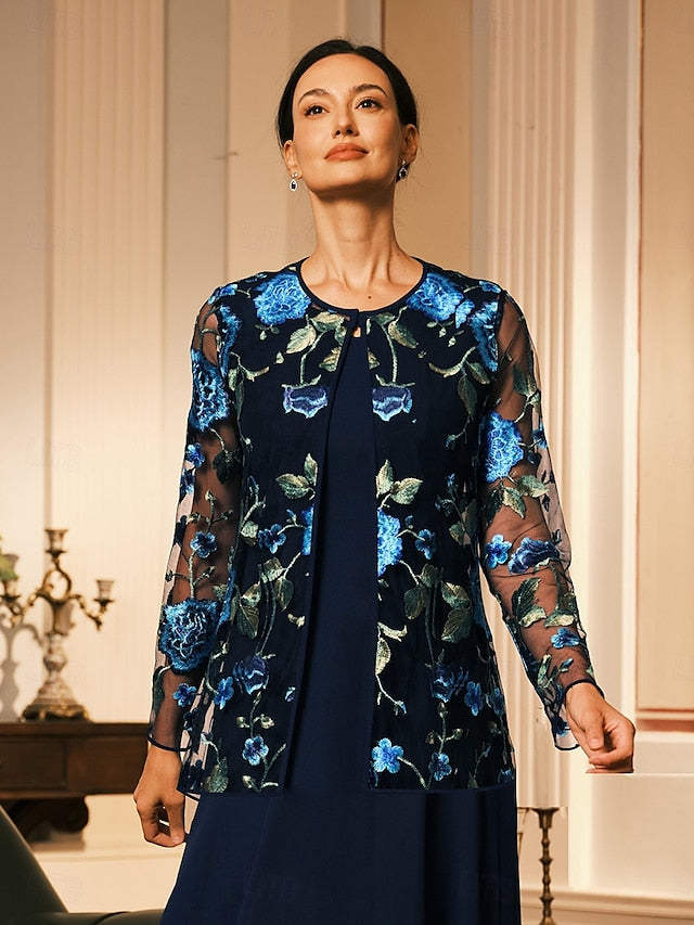 Women's Cardigan Lace Embroidered Elegant Floral Formal