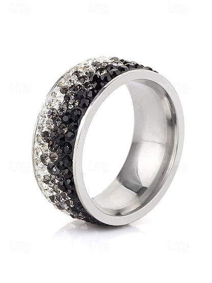 Christmas Men's Stainless Stylish – Red Ring Steel