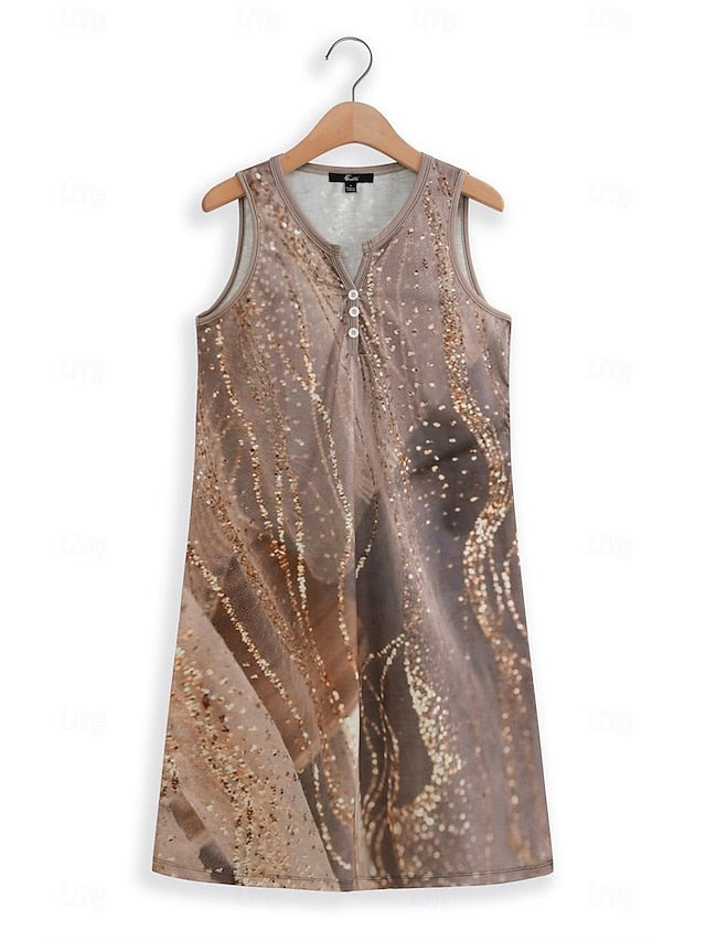 Women's Midi Dress T Shirt Dress Tee Dress Sundress Summer