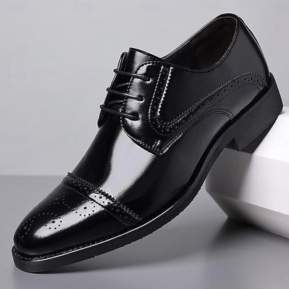 with and White Color-Blocked Shoes Men's Black