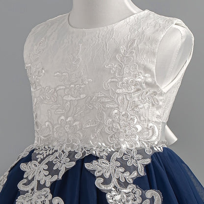 Dress Floral Special Sleeveless Wedding Party Girls' Kids