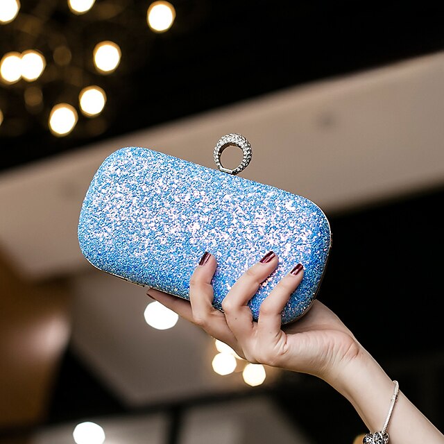 Wristlet Leather PU Bags Clutch Women's Evening Bag