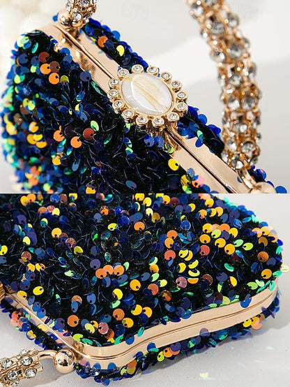 Evening Vintage Sequin Women's Embellished Clutch – Bag
