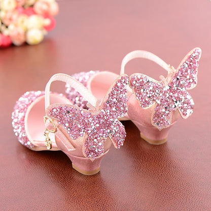 Flats Sparkling Girls' – Ballet Butterfly-Embellished