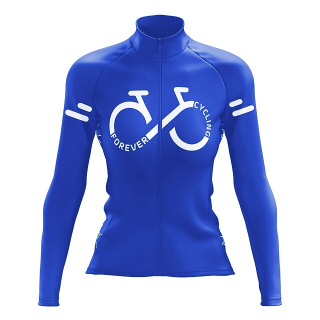Women's Cycling Jersey Graphic Letter & Number Long