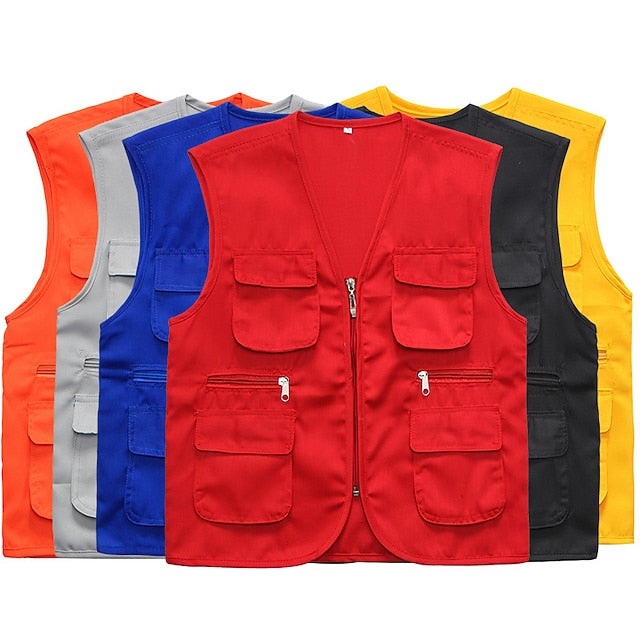 Men's Women's Fishing Vest Hiking Vest Sleeveless Vest