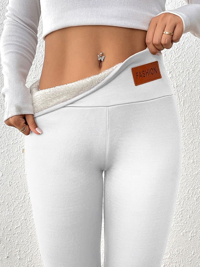 Women's Fleece Pants Leggings Vacation Fashion Streetwear