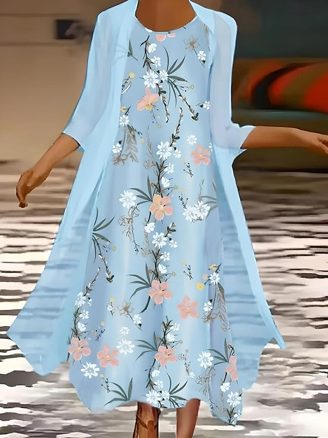 Women's Graduation Dress Maxi Dress Dress Set Summer Dress