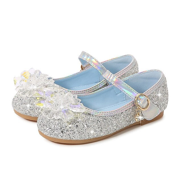 Portable Princess Girls' Flats Leather PU Walking Shoes