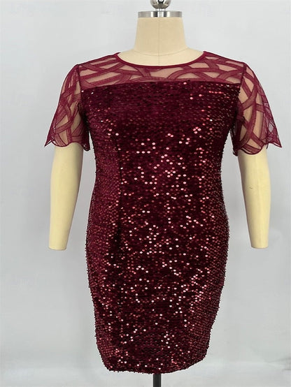 Dress Length Tea Crew Mother Elegant Neck the Bride of