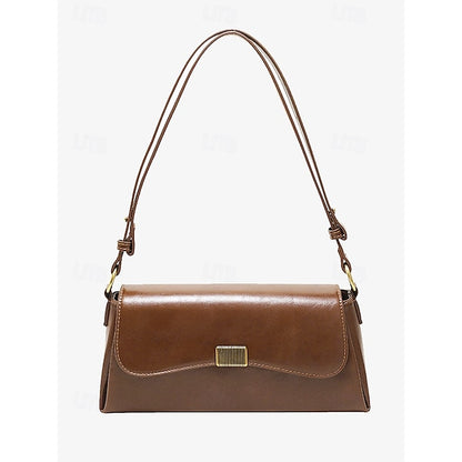 Tote Daily Bag Baguette Women's Office Shopping PU Leather