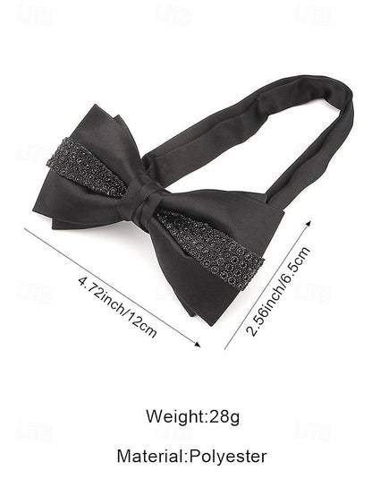 Men's Red Bow Christmas Tie –