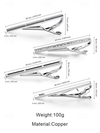 Men's Metal Clip - Tie Slim