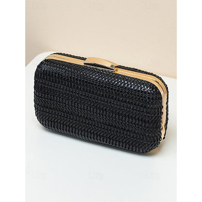 Evening Leather Wristlet Bag Clutch Women's PU Party