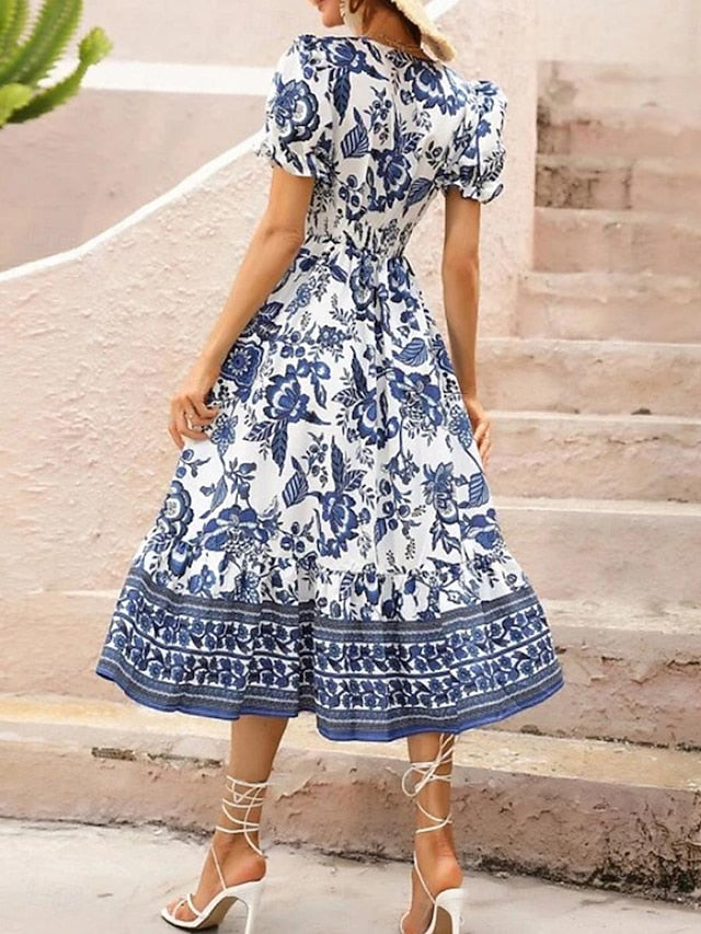 Women's Midi Dress Casual Dress Swing Dress A Line Dress