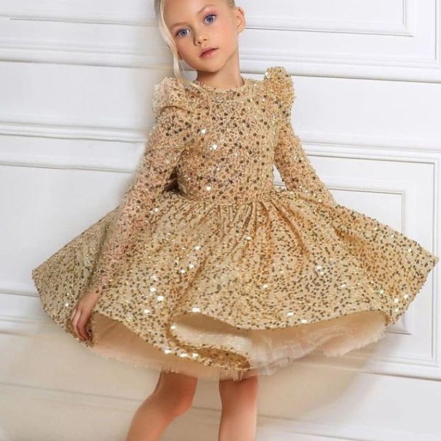 Kids Dress Girls' A Little Party Sequin Line
