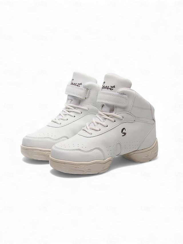 Women's Professional Dance Sneakers - Cushioned High-Top