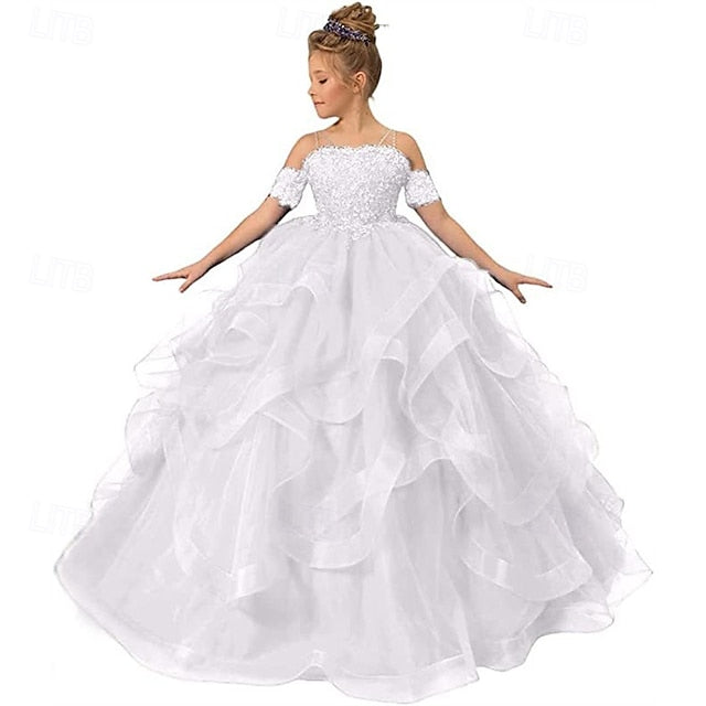 Girls' Princess Kid's Dress Girl Flower