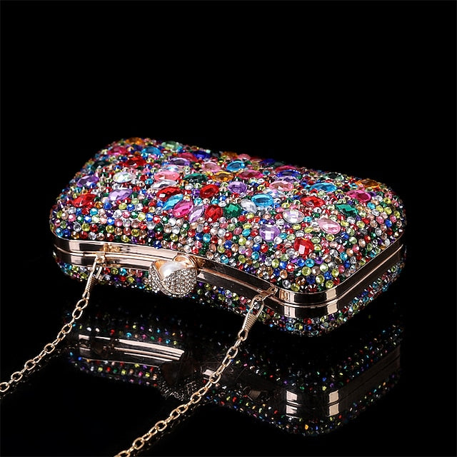 Women's Clutch Luxury Evening Multicolor – Crystal