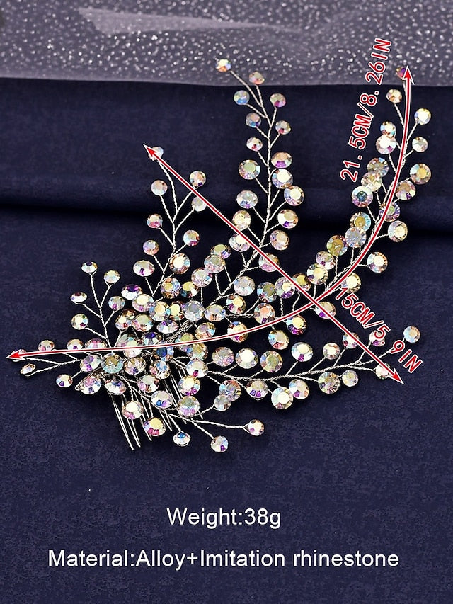 and Elegant Hair Rhinestone – Flower Crystal Bridal Accessory