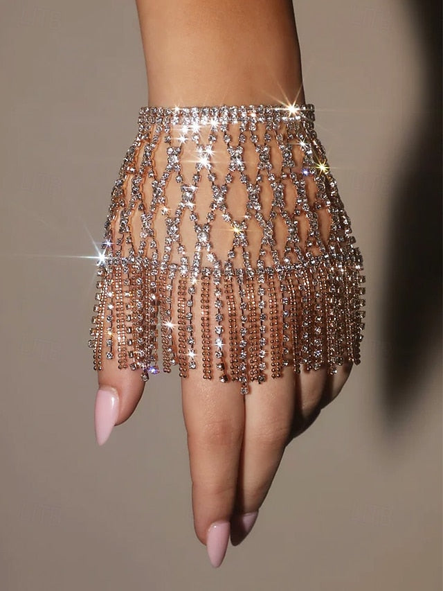 Crystal – Rhinestone Hand Luxury Women's Bracelet Chain