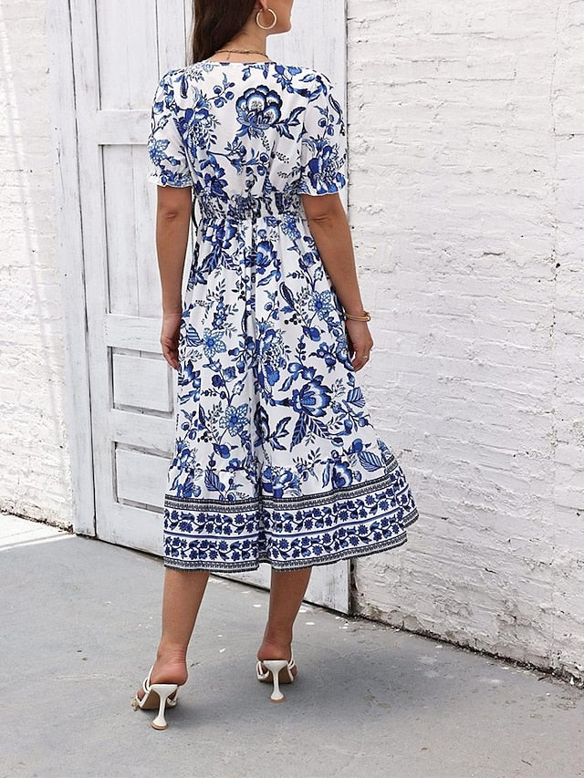 Women's Midi Dress Casual Dress Swing Dress A Line Dress