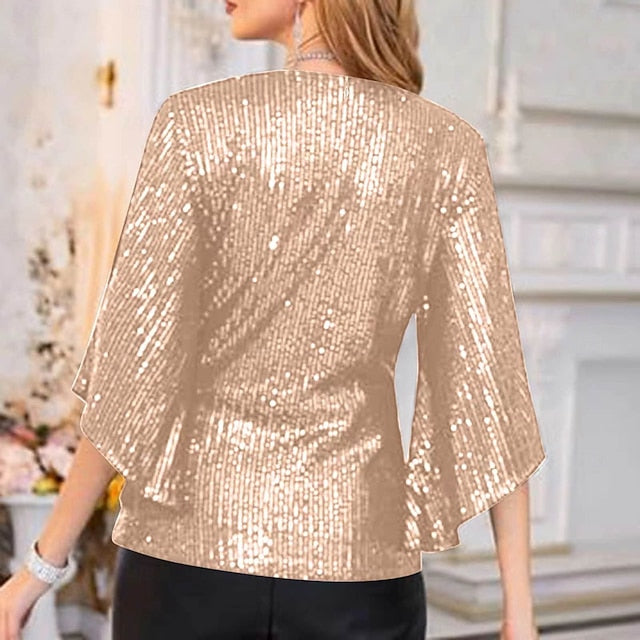 Retro Vintage Roaring 20s 1920s Shirt The Great Gatsby Sequins