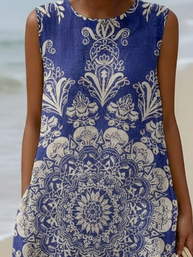 Women's Midi Dress Casual Dress Sundress Shift Dress