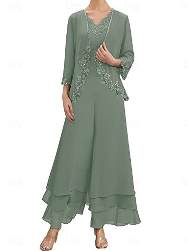 the Elegant of Dress Bride Sets Wedding Guest Mother