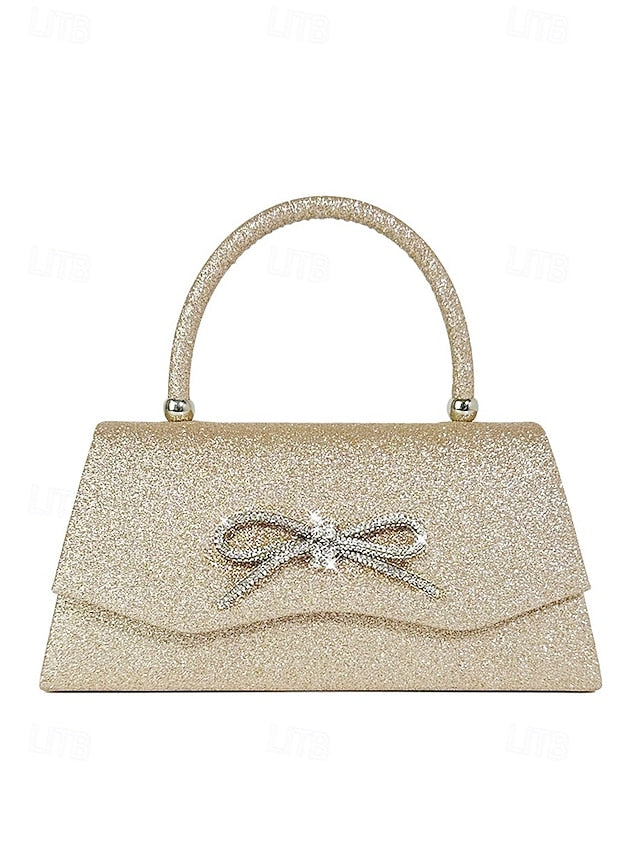 with Clutch Sparkling Women's Evening Glitter Elegant