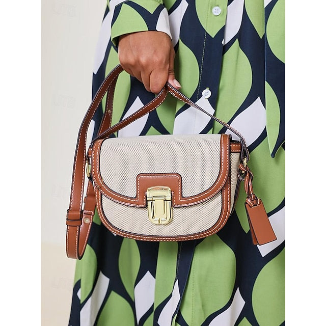 – Bag Trim Vintage Women's Crossbody Leather Small