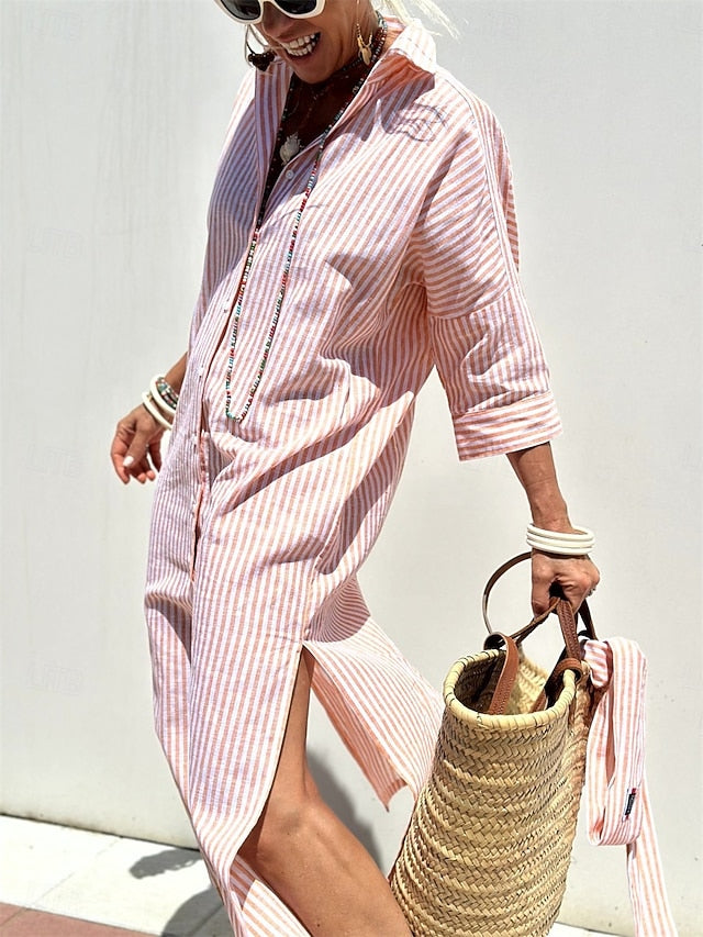 Women's Midi Dress Casual Dress A Line Dress Vintage Cute