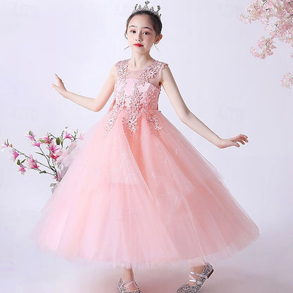 Dress Kid's Princess Flower Girl Girls'