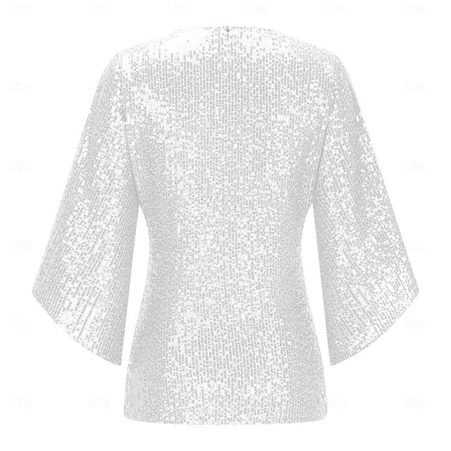 Retro Vintage Roaring 20s 1920s Shirt The Great Gatsby Sequins