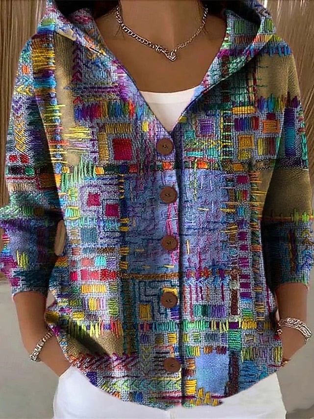 Women's Sweater Cardigan Elegant Streetwear Daily Solid