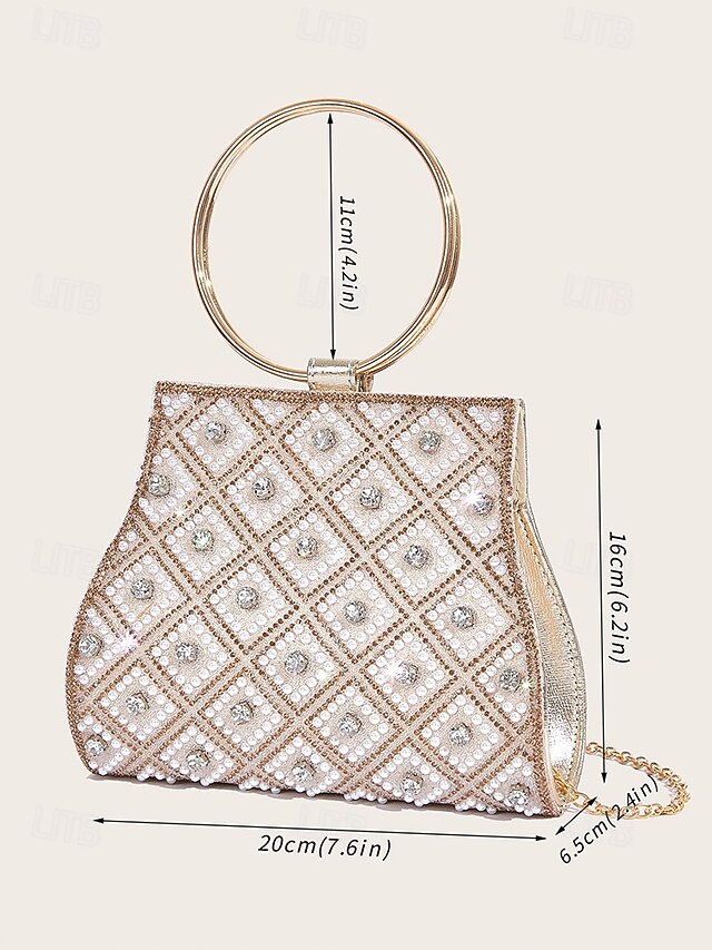 Bag Rhinestone Women's – Clutch Evening Embellished