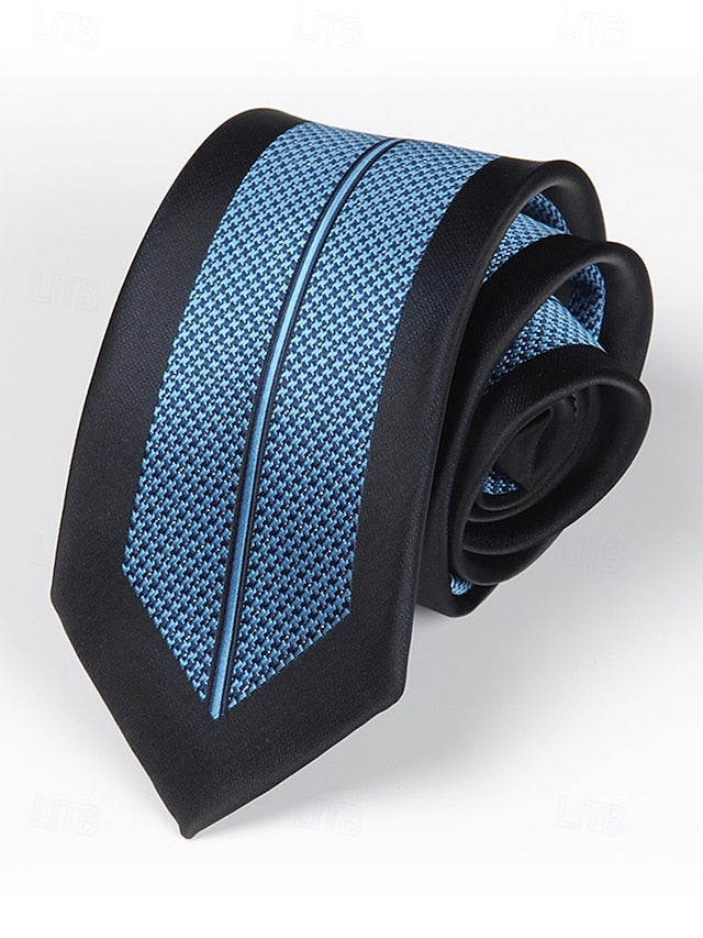 Narrow - 6cm Tie Pattern Positioning Stripe Men's