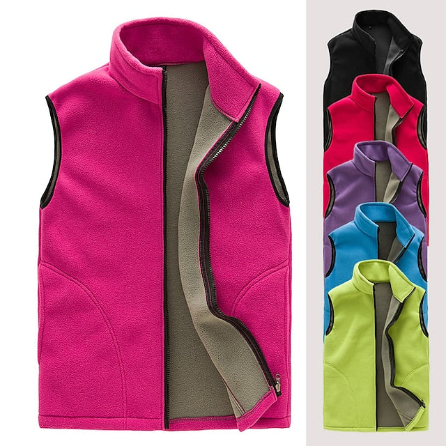 Women's Winter Coat Hiking Fleece Vest Spring Winter