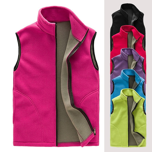 Women's Winter Coat Hiking Fleece Vest Spring Winter