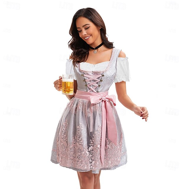 Oktoberfest Dress Dirndl Dirndl Blouse Bavarian Maid German