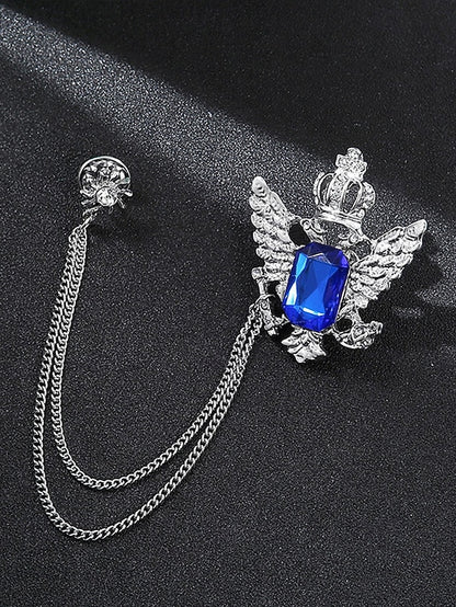 Christmas Men's with Brooch Lapel Deer Pin