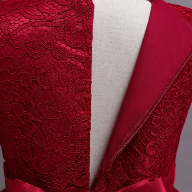 Floral Plain Party Line Kids Little Dress A Girls'