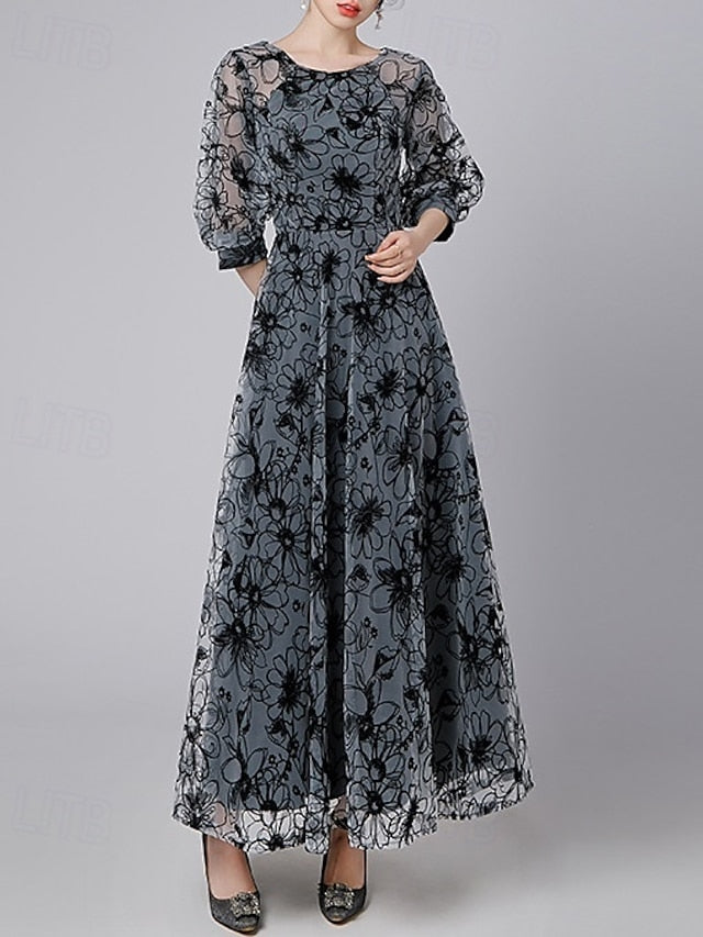 A-Line Dress Ankle Length Party Dress Cocktail Dress Wedding