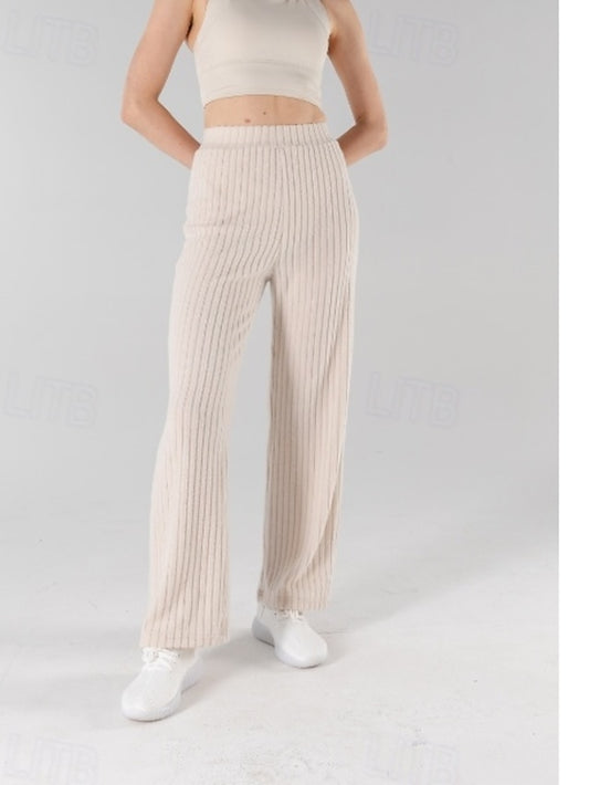 Women's EU / US Size Bell Bottom Casual Full Length High