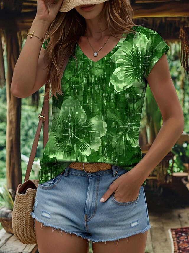 Women's Floral Camisole Tank Top  Graphic Vintage Stylish
