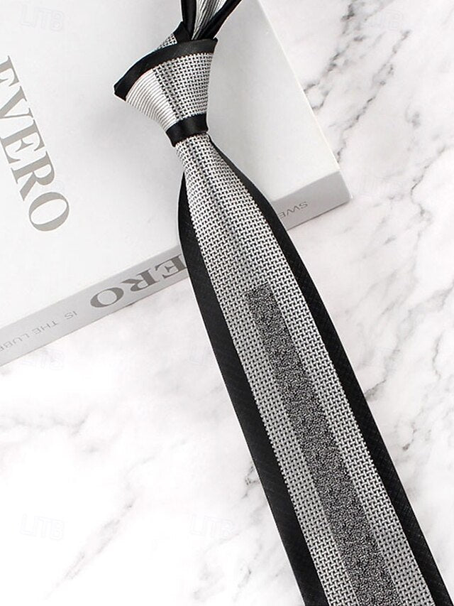 with Men's Classic Necktie Pattern Polyester