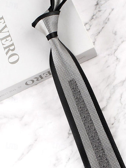 with Men's Classic Necktie Pattern Polyester